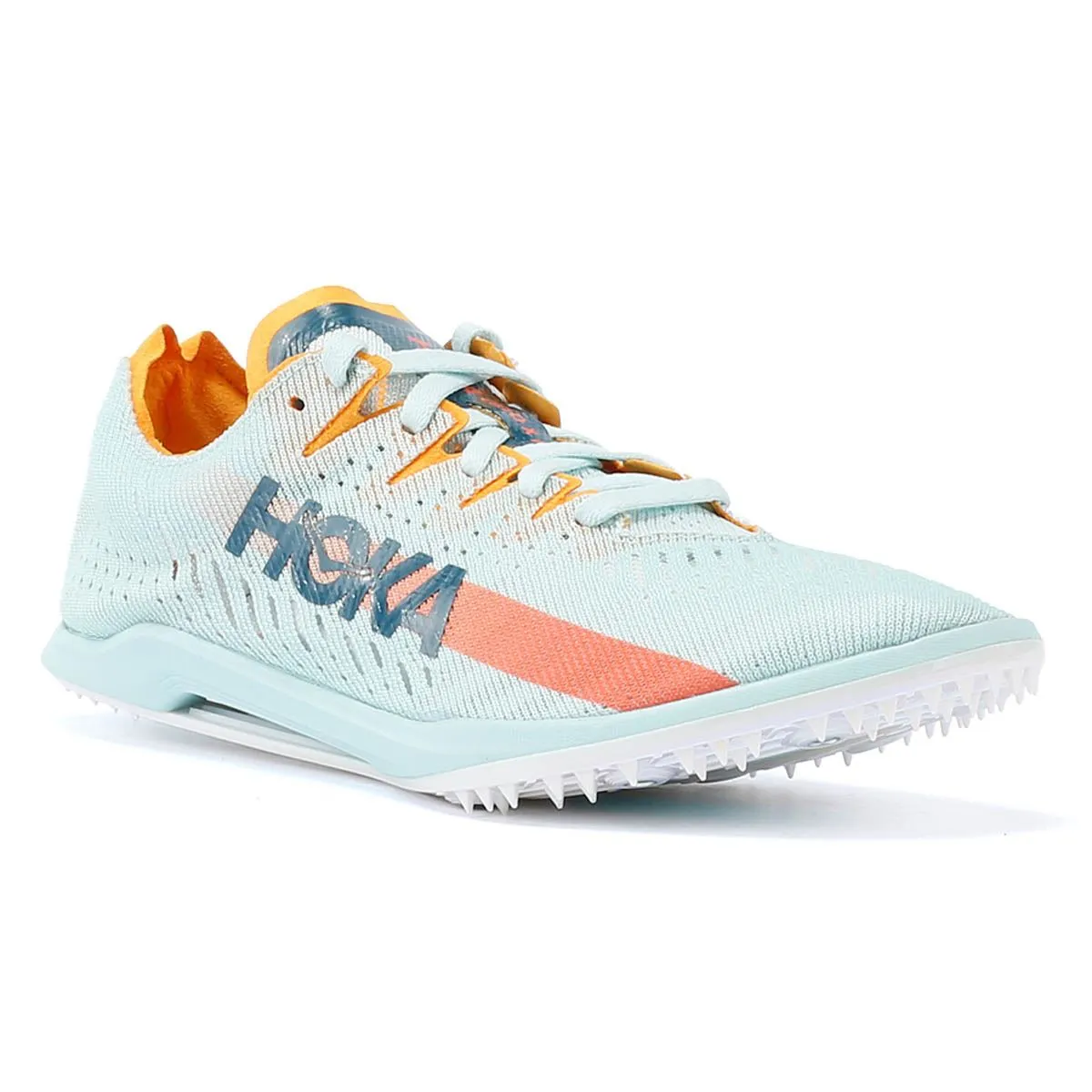 Hoka Cielo X MD Women's Blue Grass / Radiant Yellow Running Spikes