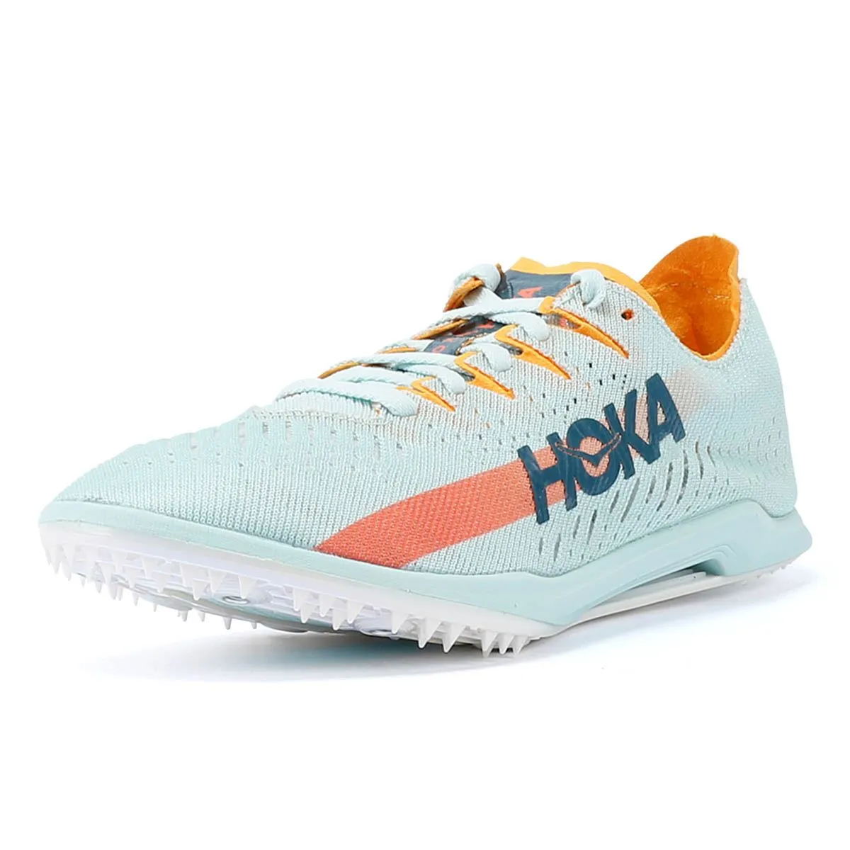 Hoka Cielo X MD Women's Blue Grass / Radiant Yellow Running Spikes