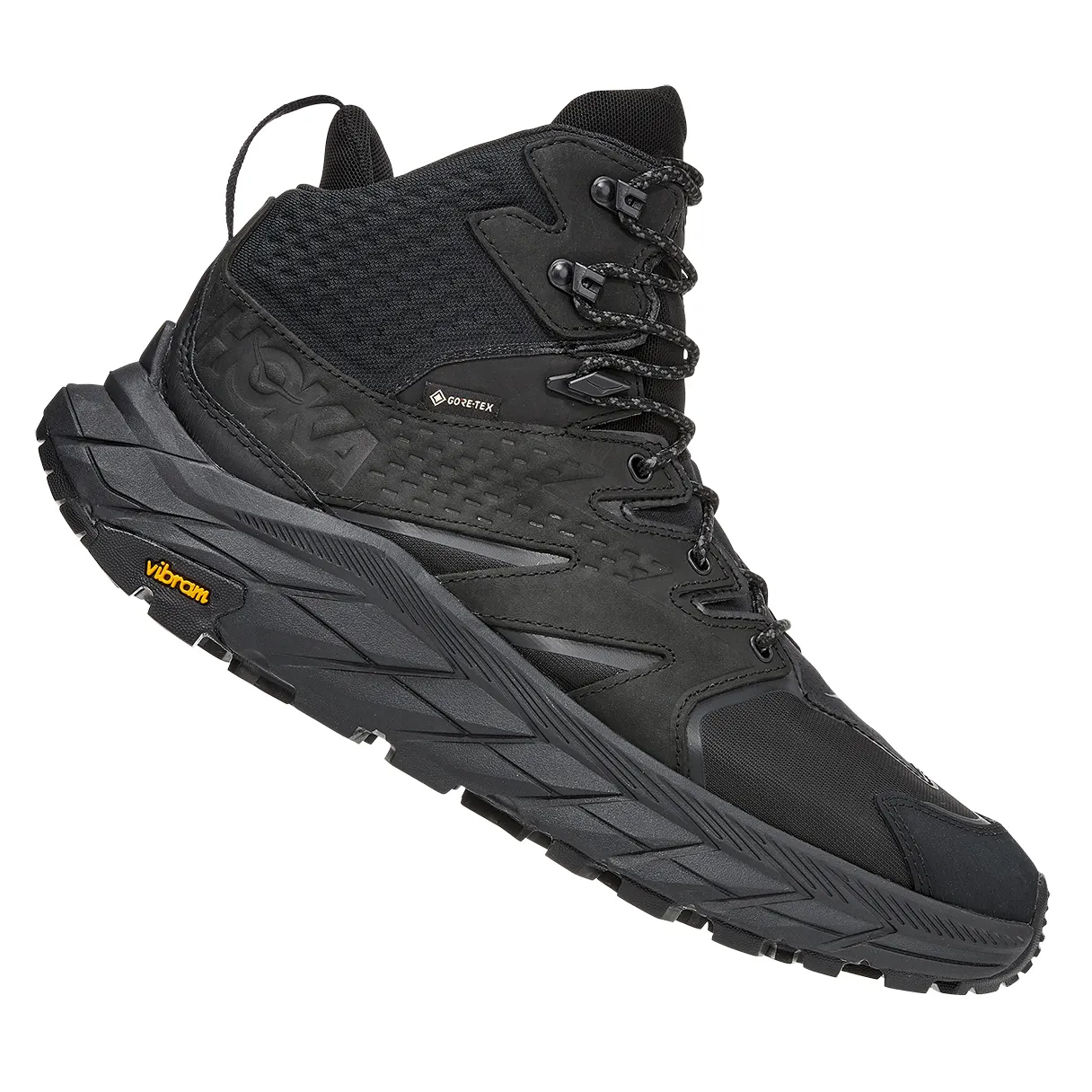 Hoka Men's Anacapa Mid Gore-Tex Black/Black | Buy Hoka Men's Anacapa Mid Gore-Tex Black/Black here | Outnorth