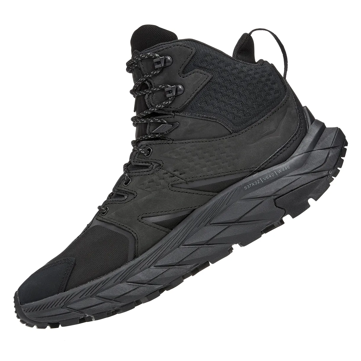 Hoka Men's Anacapa Mid Gore-Tex Black/Black | Buy Hoka Men's Anacapa Mid Gore-Tex Black/Black here | Outnorth