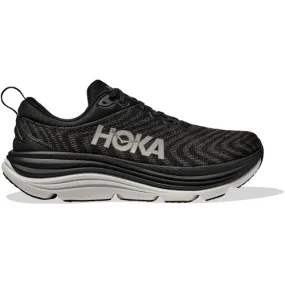 HOKA ONE ONE Men's Gaviota 5 - Black / White (Wide Width)