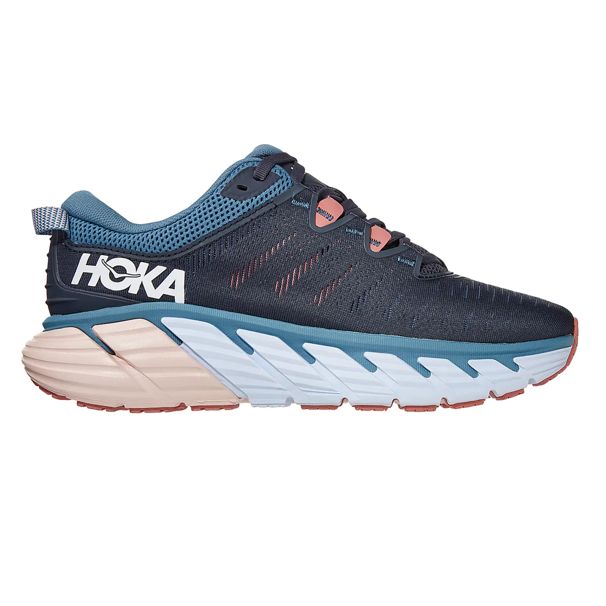 Hoka Womens Gaviota 3 **Wide Width**  OMBRE BLUE / ROSETTE