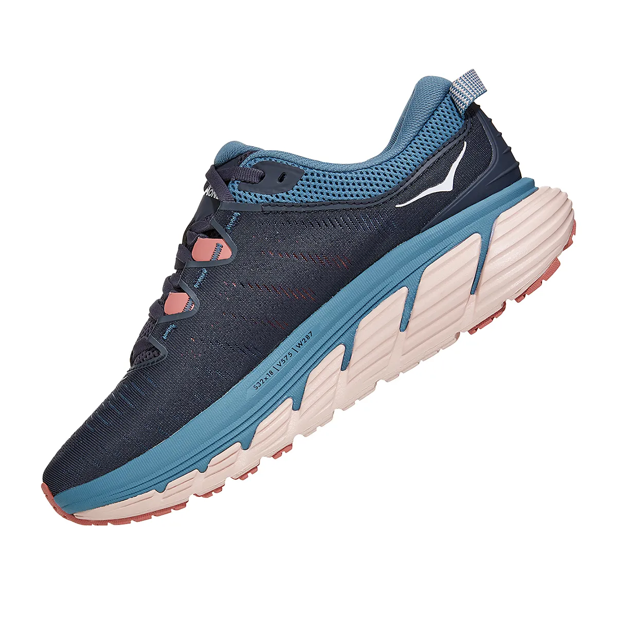 Hoka Womens Gaviota 3 **Wide Width**  OMBRE BLUE / ROSETTE