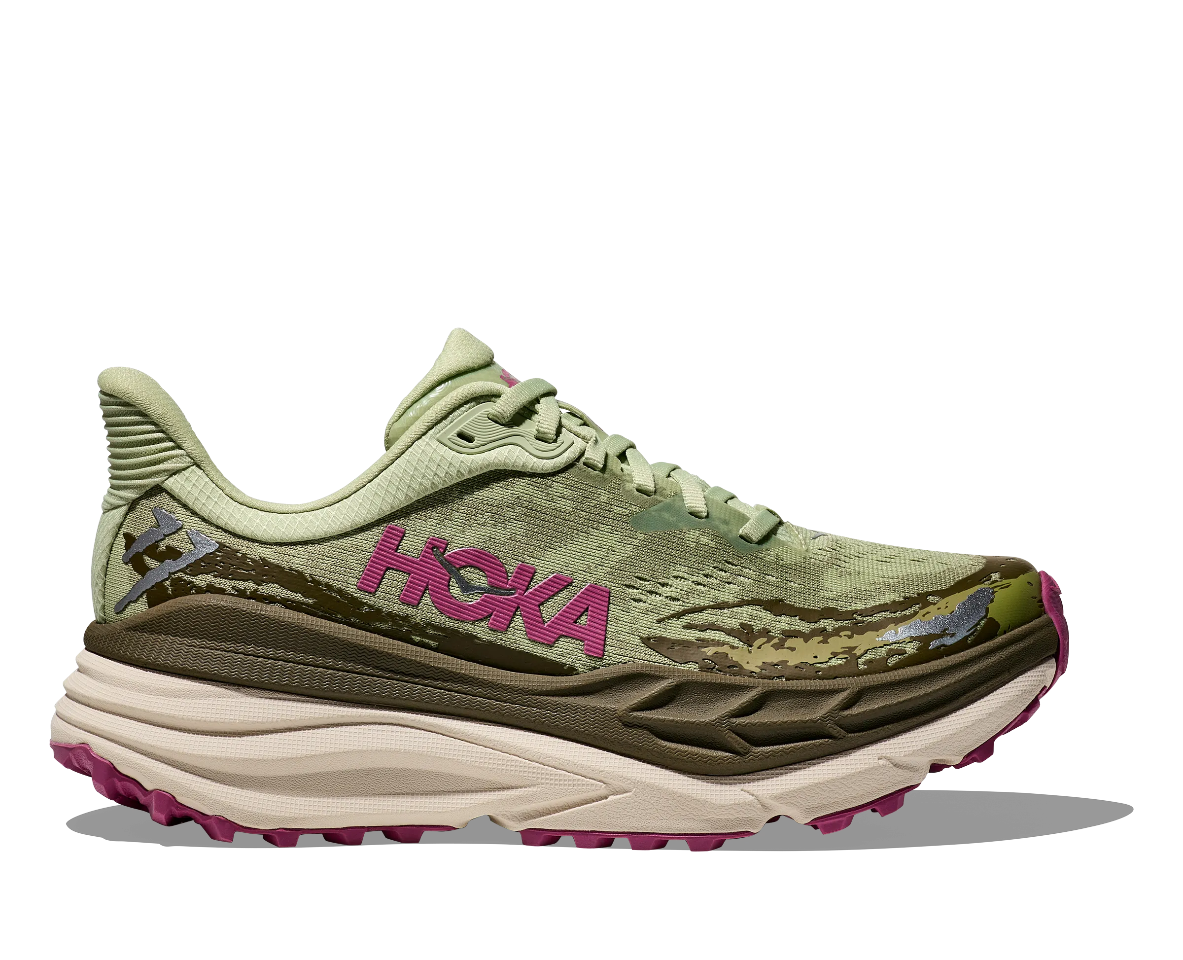 Hoka Women's Stinson ATR 7 Seed Green / Beet Root | Buy Hoka Women's Stinson ATR 7 Seed Green / Beet Root here | Outno