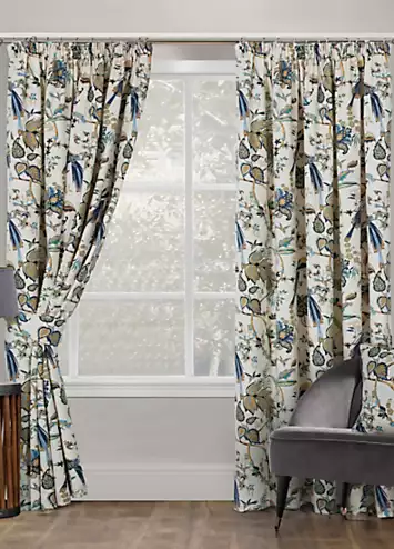 Home Curtains Kensington Pair of Pencil Pleat Lined Curtains | Kaleidoscope