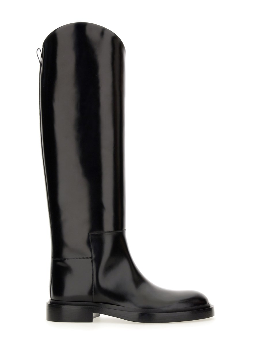 JIL SANDER    LEATHER BOOT