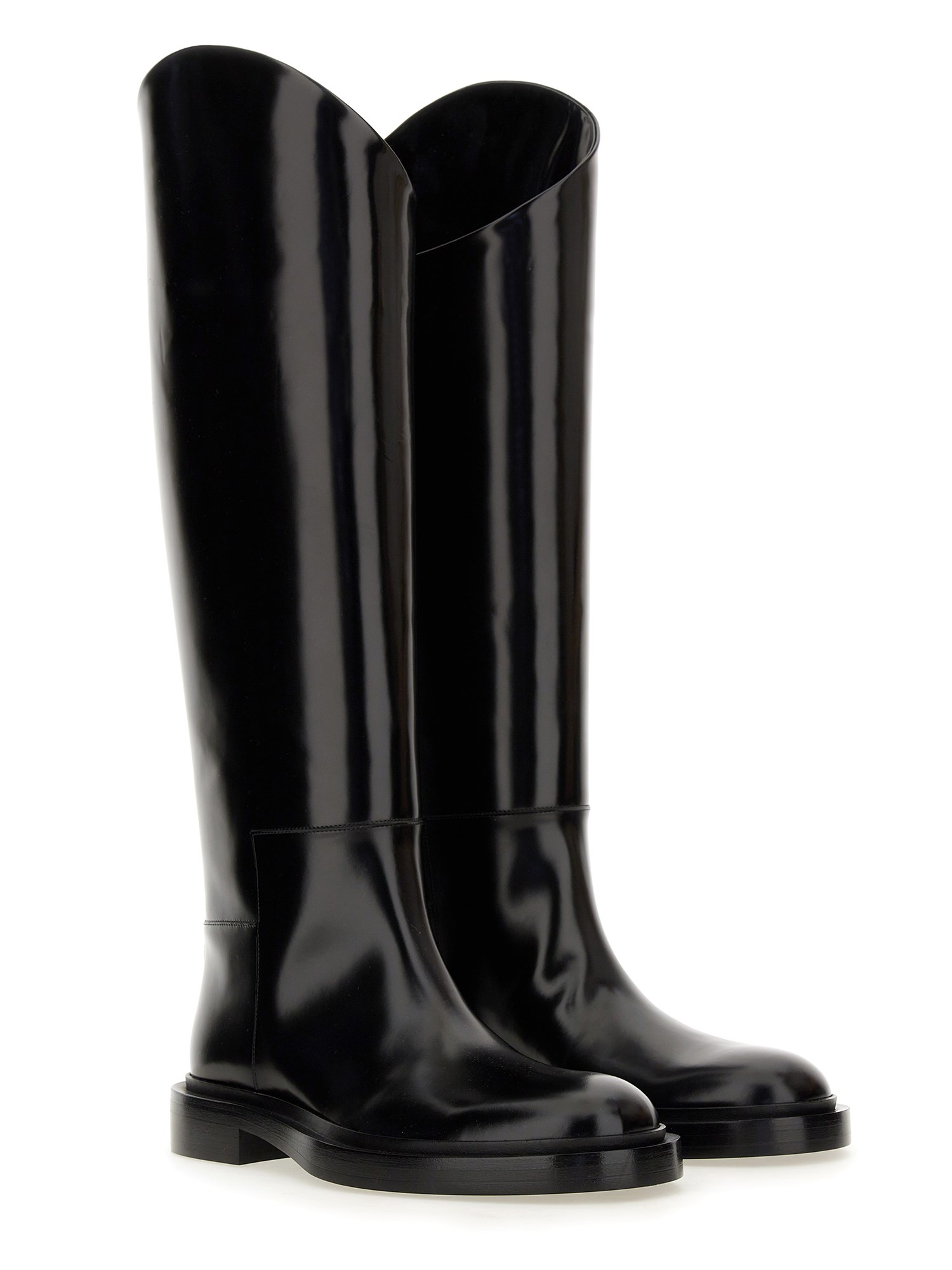 JIL SANDER    LEATHER BOOT