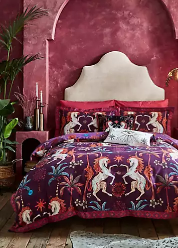 Joe Browns Hypnotic Horses Cotton 200 Thread Count Reversible Duvet Cover Set | Kaleidoscope