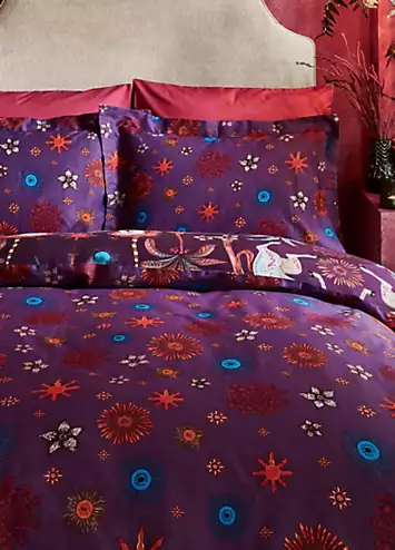 Joe Browns Hypnotic Horses Cotton 200 Thread Count Reversible Duvet Cover Set | Kaleidoscope