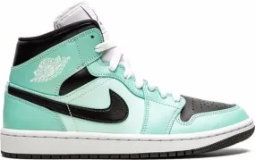 Jordan Air 1 Mid Aqua Black sneakers Green