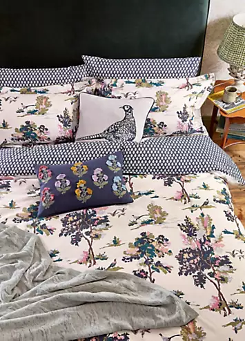 Joules Woodland Scene 100% Cotton Percale 180 Thread Count Duvet Cover Set | Kaleidoscope