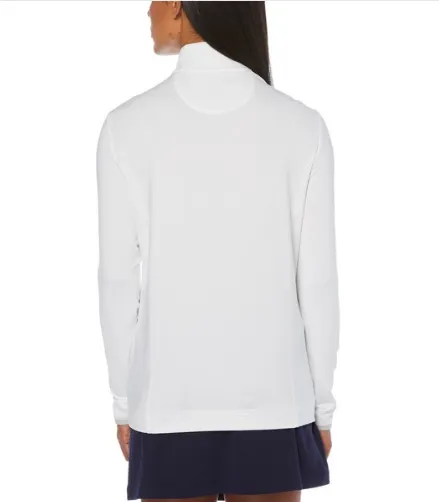 LADIES 1/4-ZIP MOCK PULLOVER