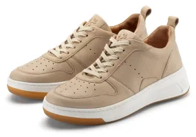 Ladies leather sneakers, Sand | Manufactum