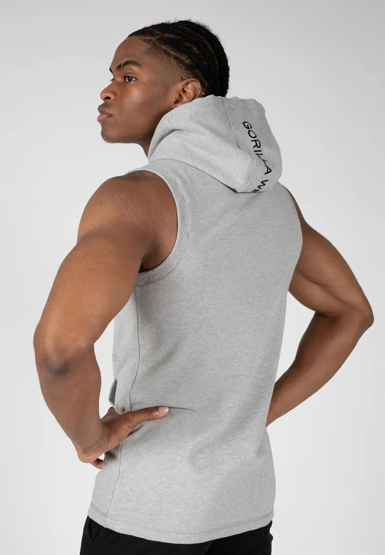 Lincoln Sleeveless Hoodie - Gray - L Gorilla Wear