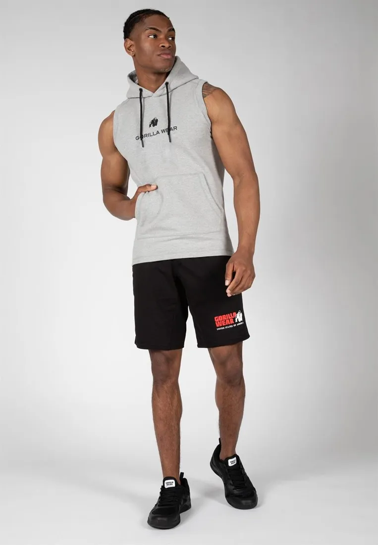 Lincoln Sleeveless Hoodie - Gray - L Gorilla Wear