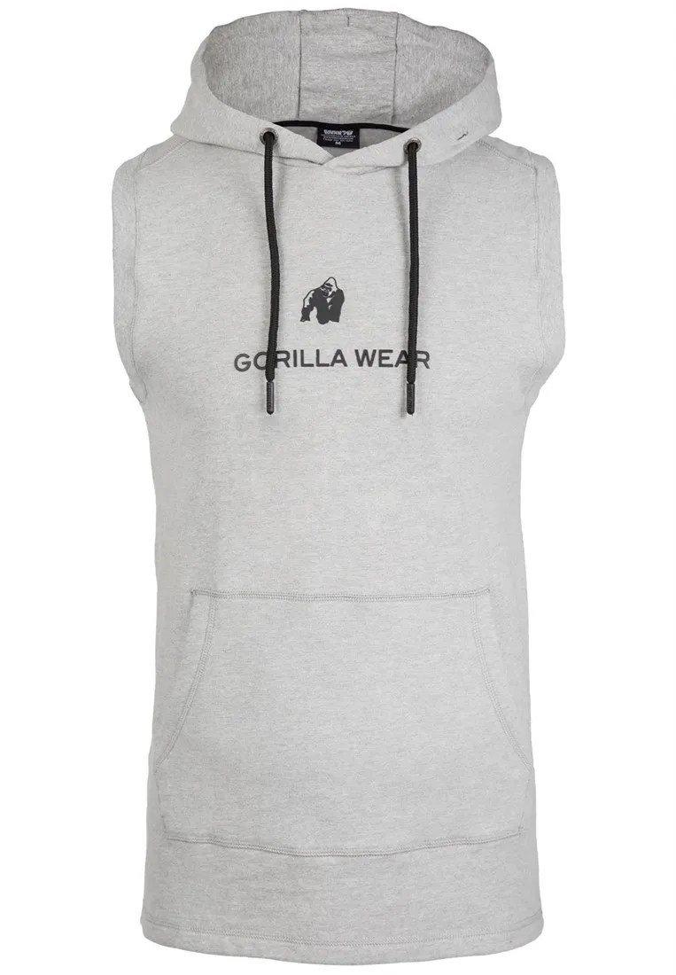 Lincoln Sleeveless Hoodie - Gray - L Gorilla Wear