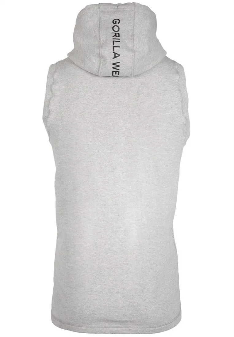 Lincoln Sleeveless Hoodie - Gray - L Gorilla Wear