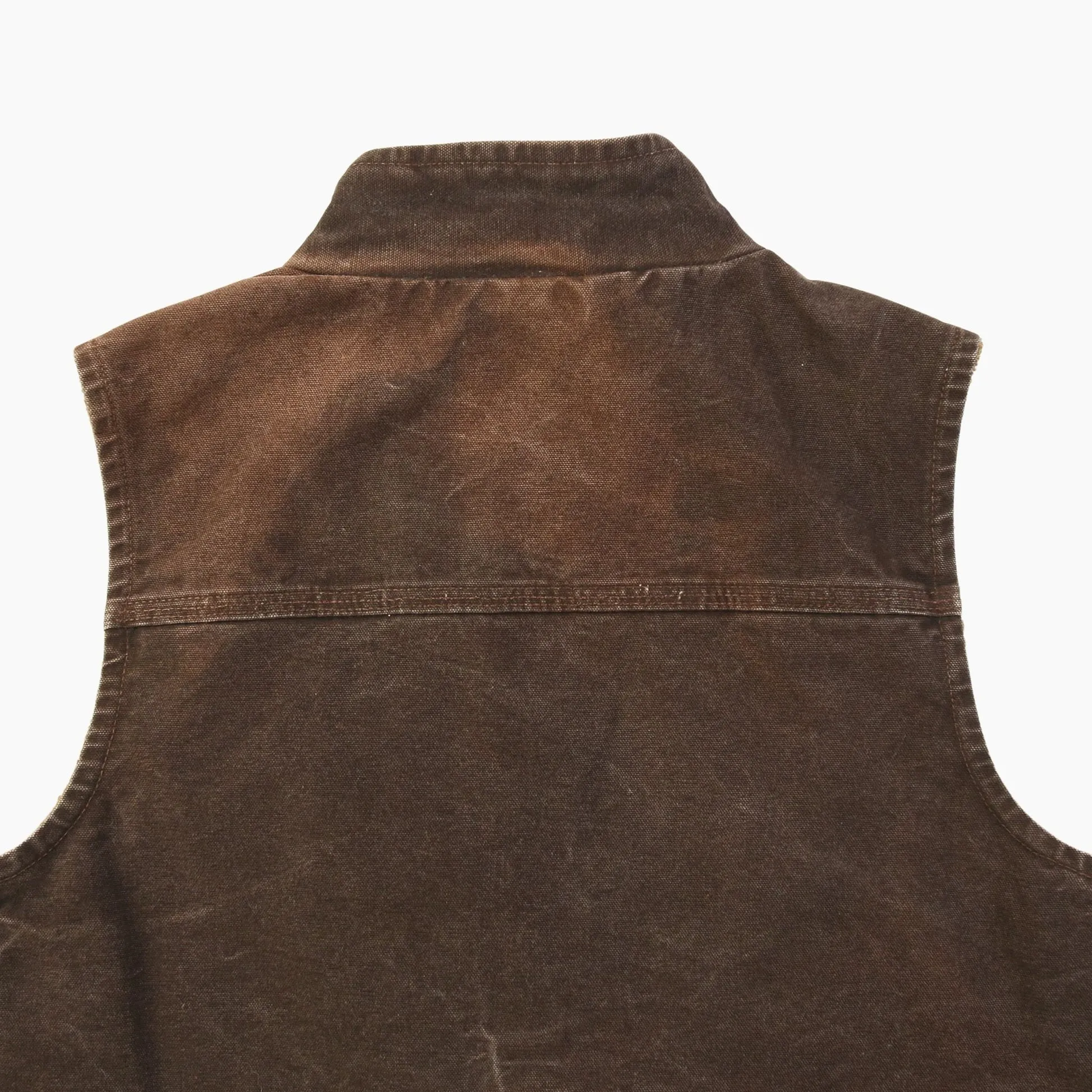 Lined Vest - Washed Brown