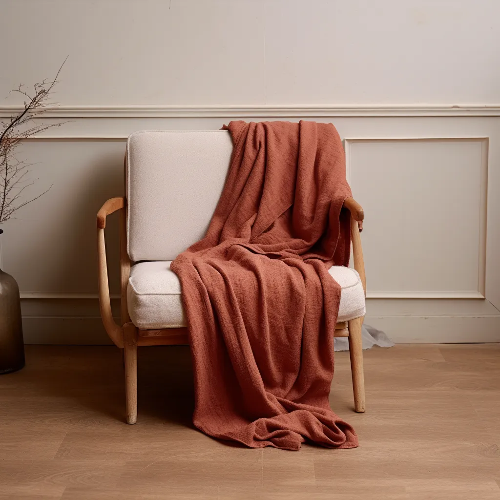 Linen Throw Blanket