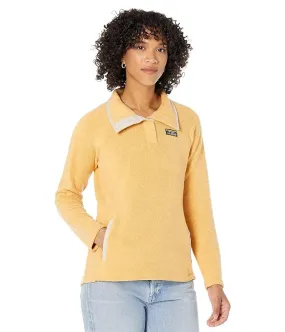 L.L.Bean Tumbled Sherpa 1/4 Snap Pullover