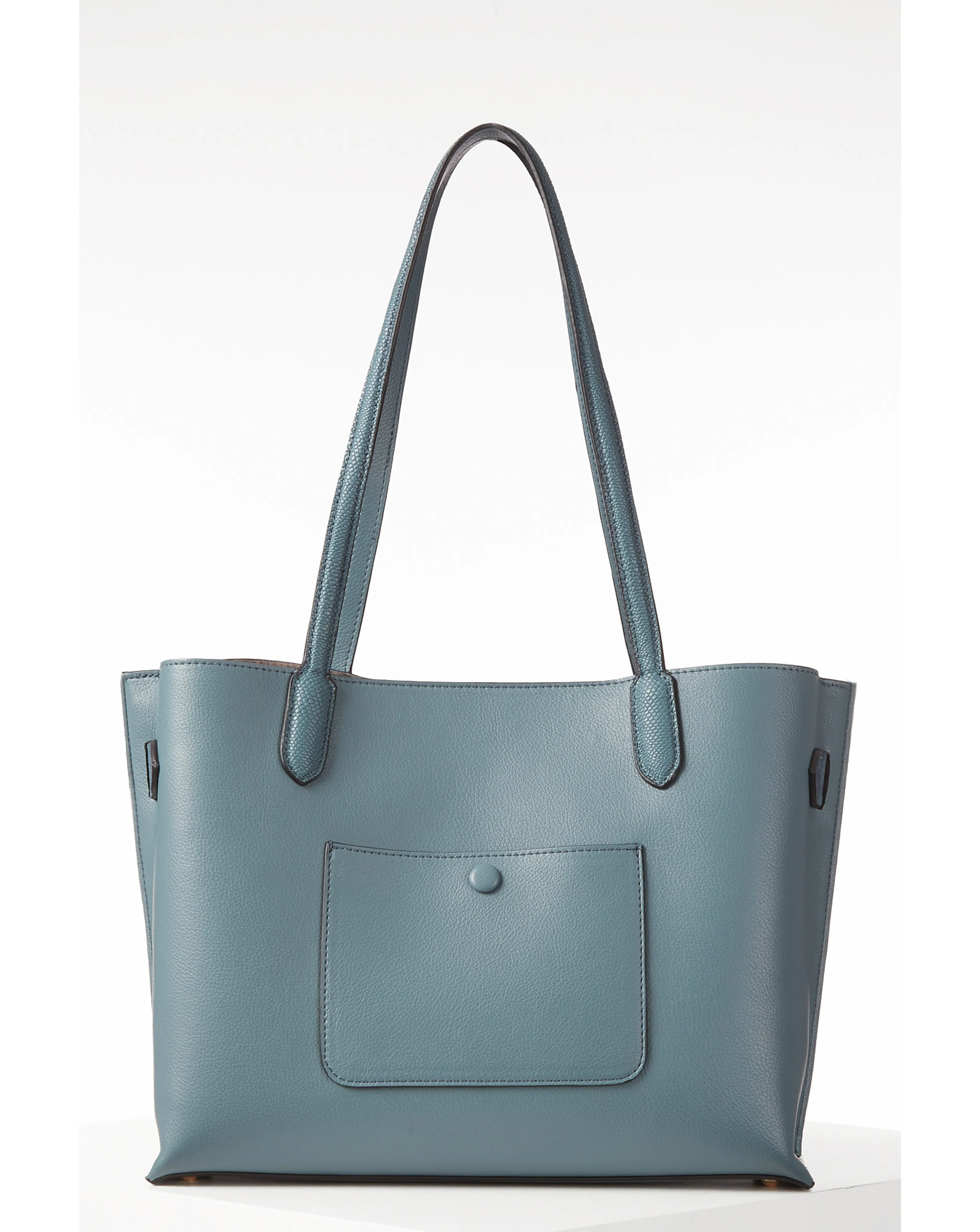 Luella Grey Oriana Airforce Blue Laptop Tote | Simply Be