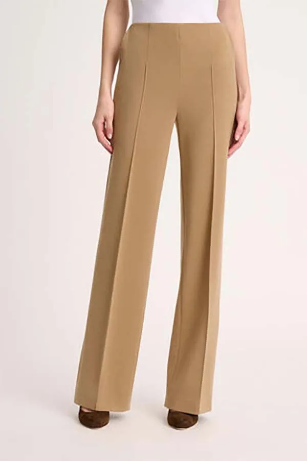 Luisa Spagnoli MORA BEIGE WOOL TROUSERS