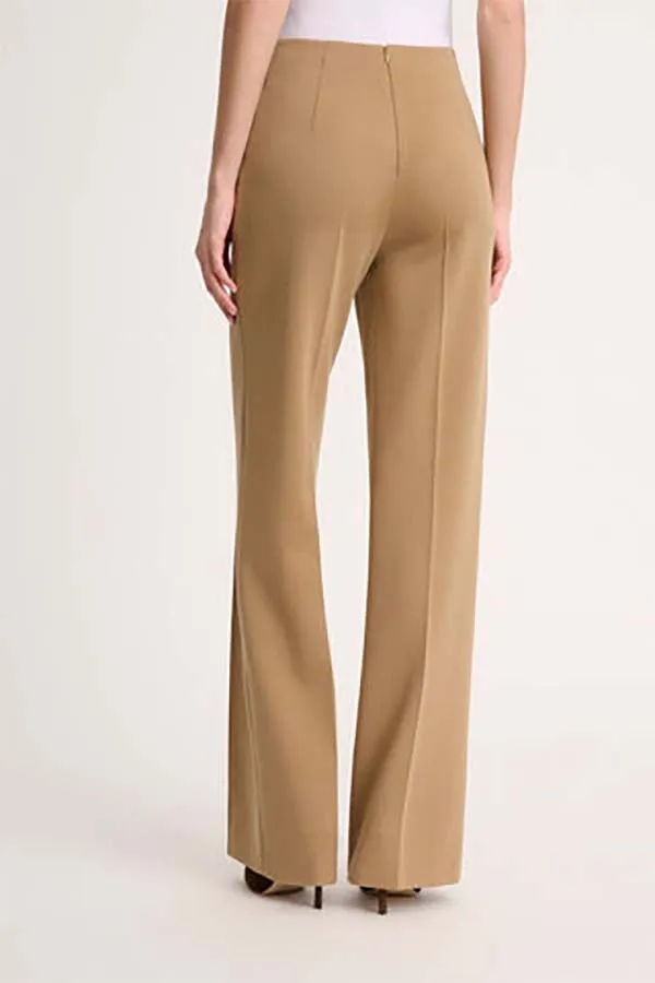 Luisa Spagnoli MORA BEIGE WOOL TROUSERS