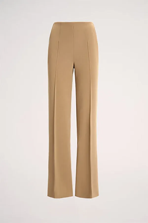 Luisa Spagnoli MORA BEIGE WOOL TROUSERS