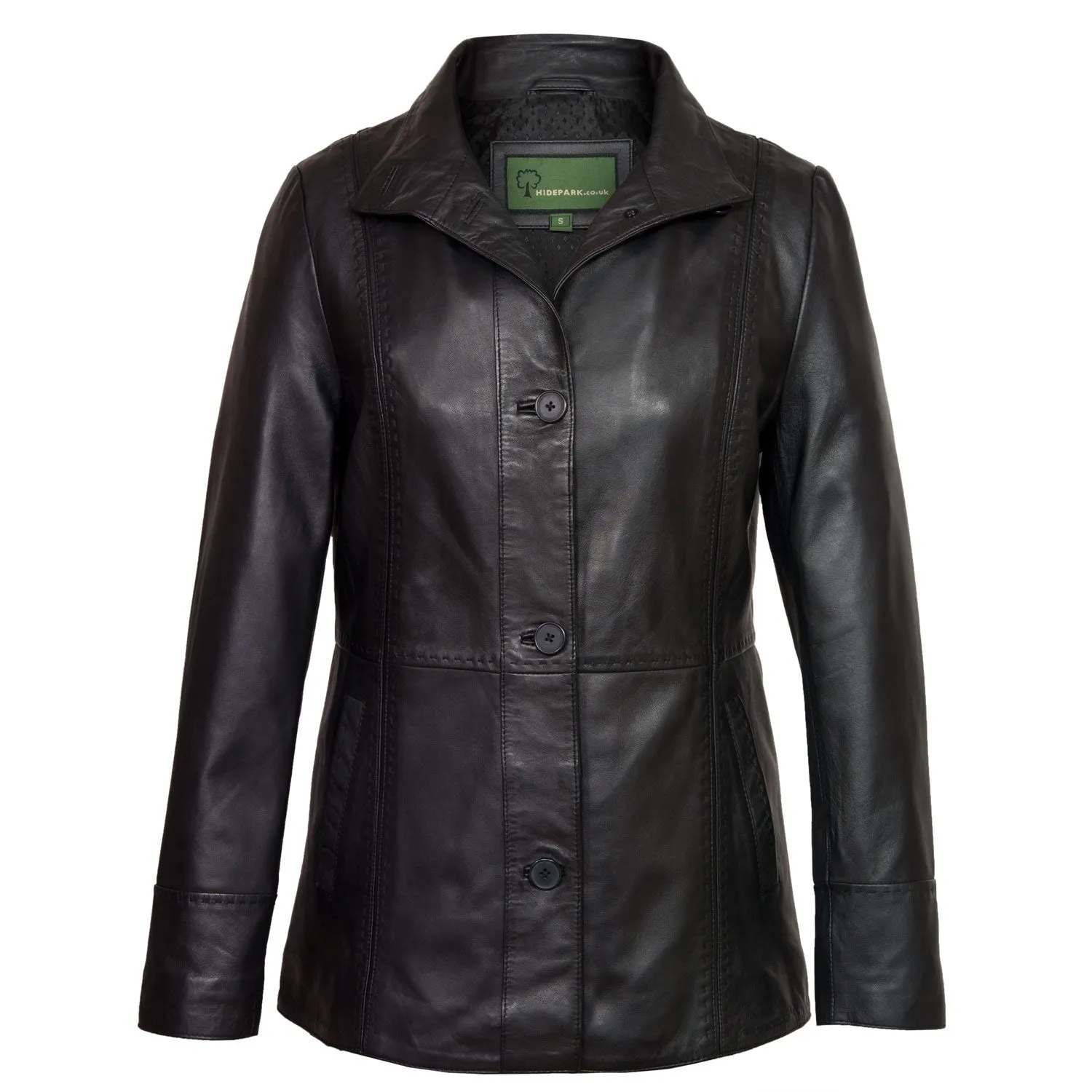 Maggie: Women's Black Leather Jacket