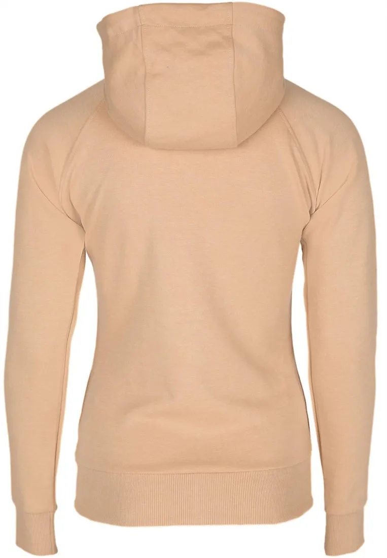 Marion Zipped Hoodie - Beige - M Gorilla Wear