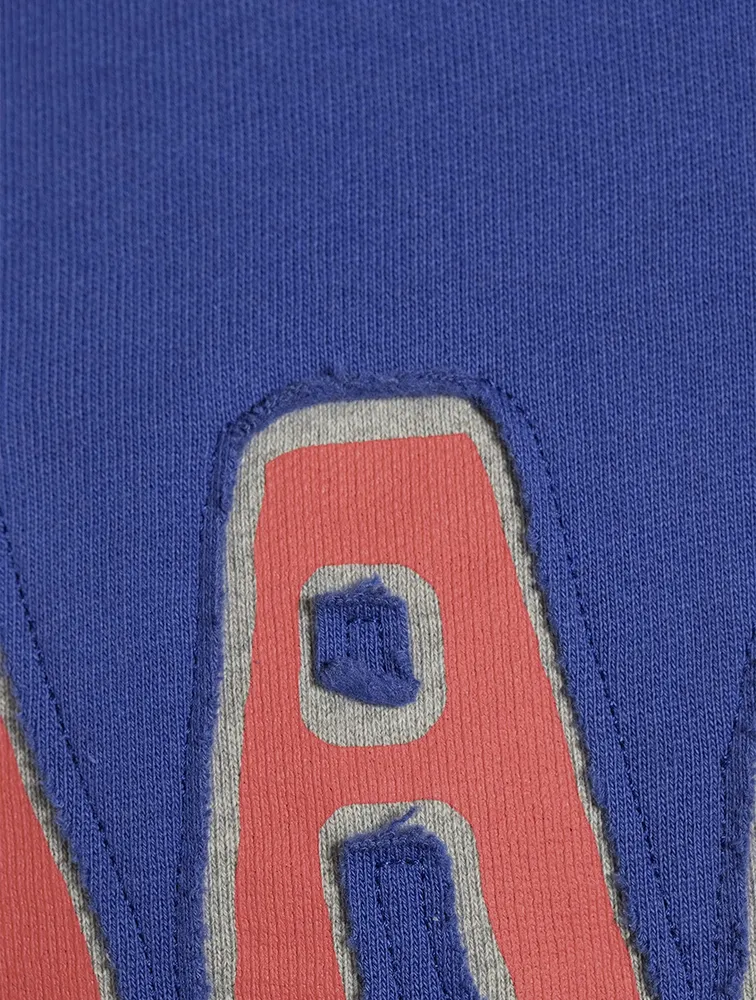 MARNI Cotton Hoodie With Cut-Out Logo