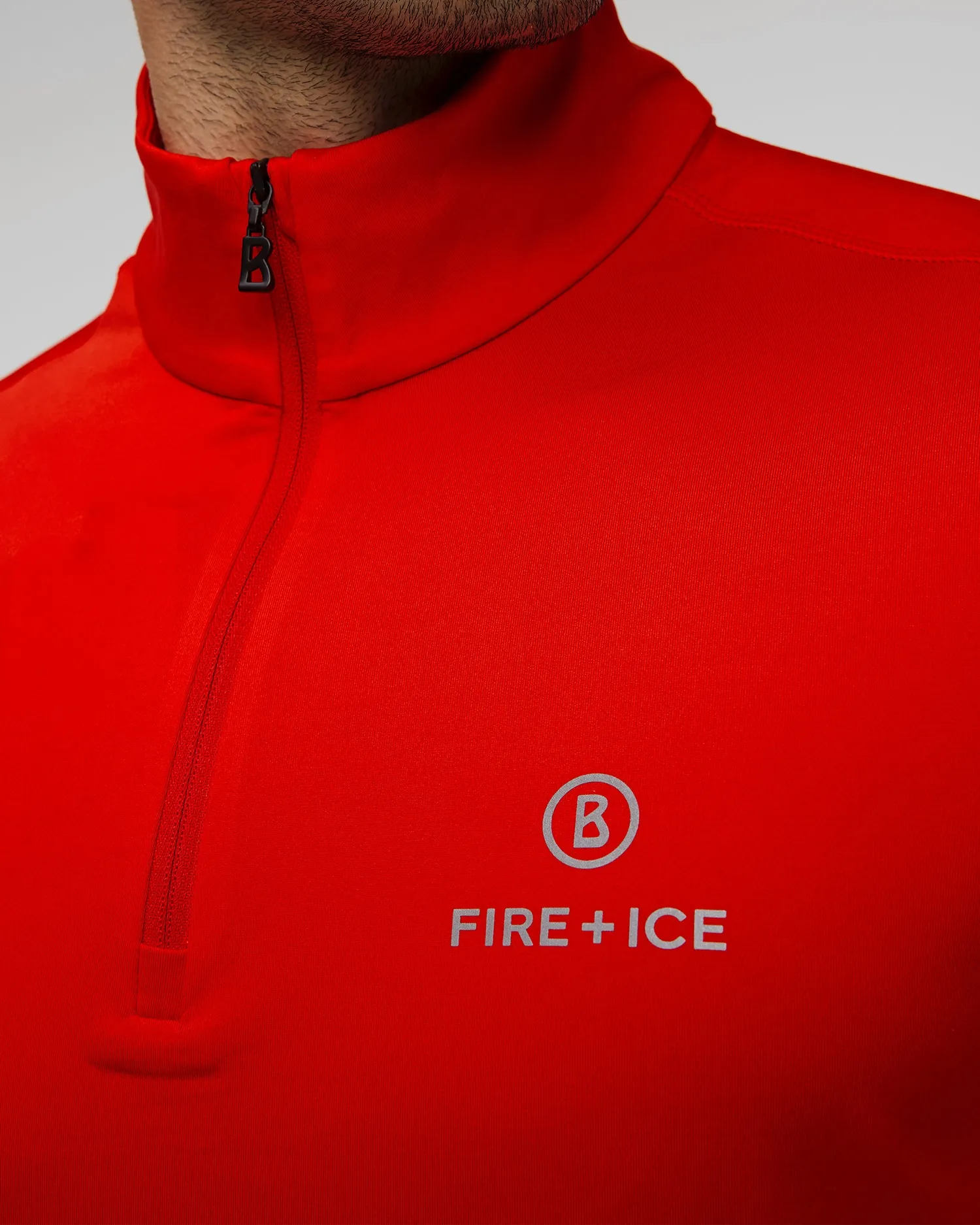 Men's red ski turtleneck BOGNER FIRE+ICE Pascal 54094946-529