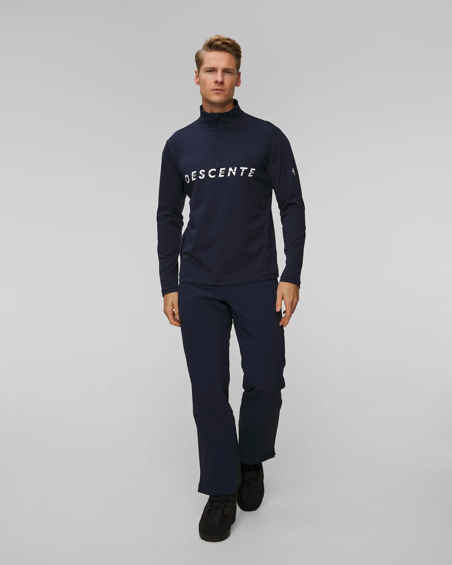 Men's ski turtleneck Descente Chest Logo DWMYGB20-dnt