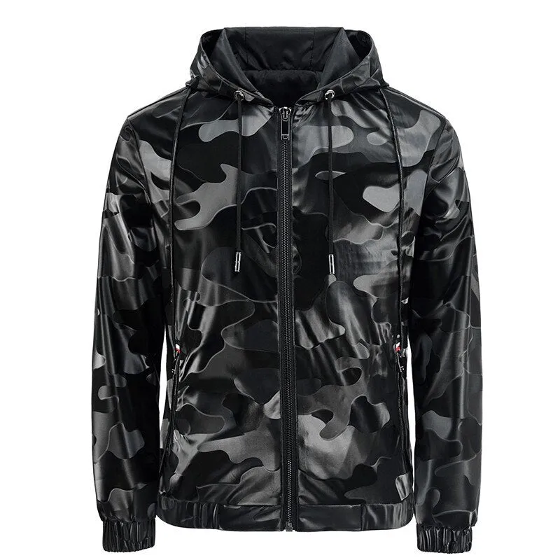 Mens Casual Jacket - 2020 New Arrival - Camouflage Zipper Jacket