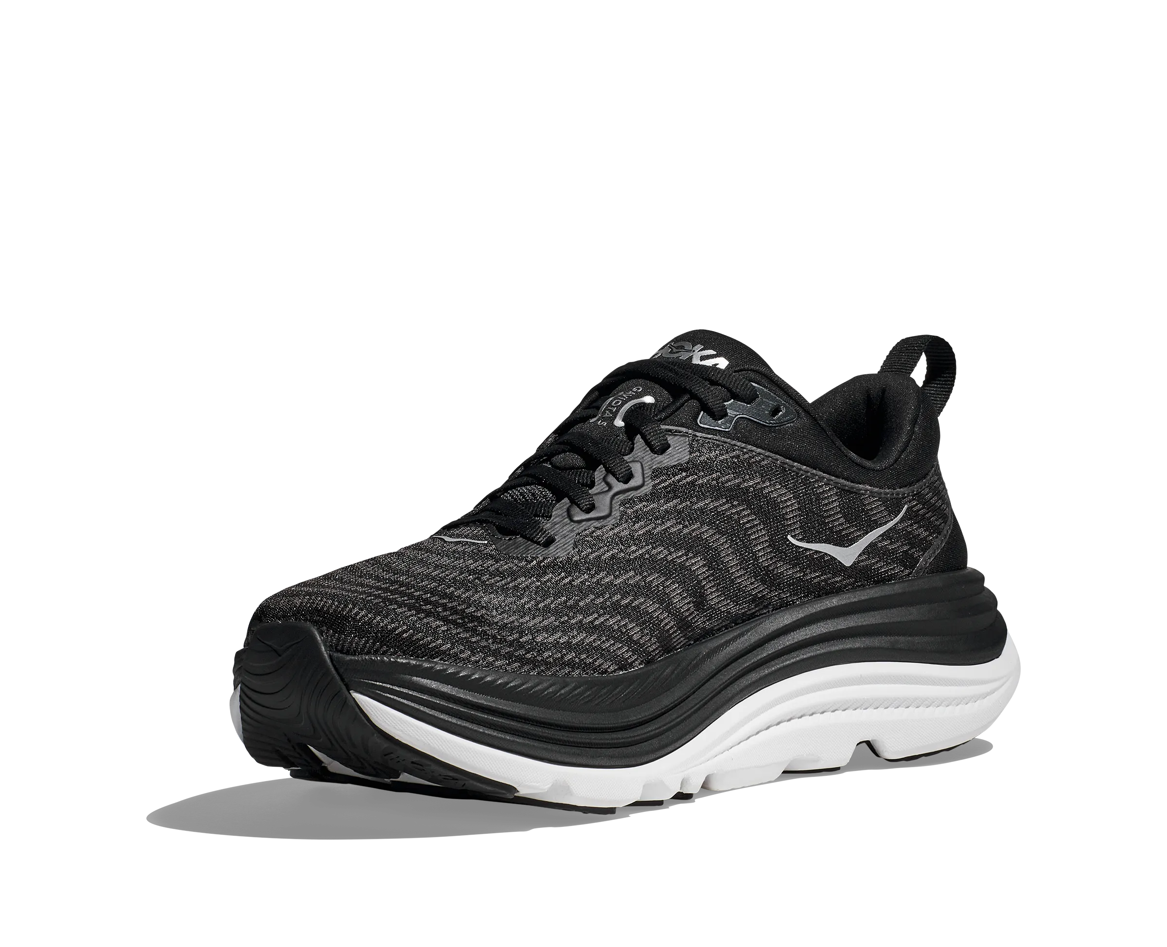 Men's Hoka Gaviota 5 Color: Black / White (WIDE WIDTH)