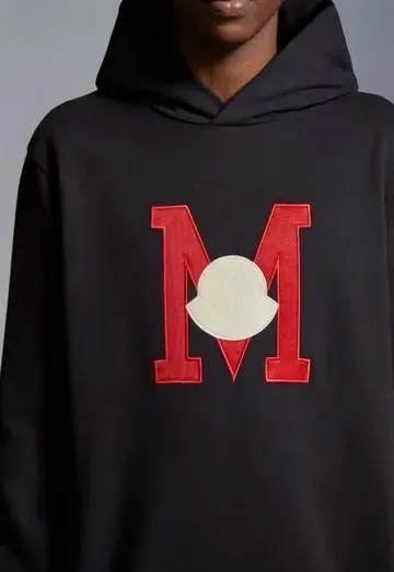 MONCLER  |Embroidered Monogram Hoodie