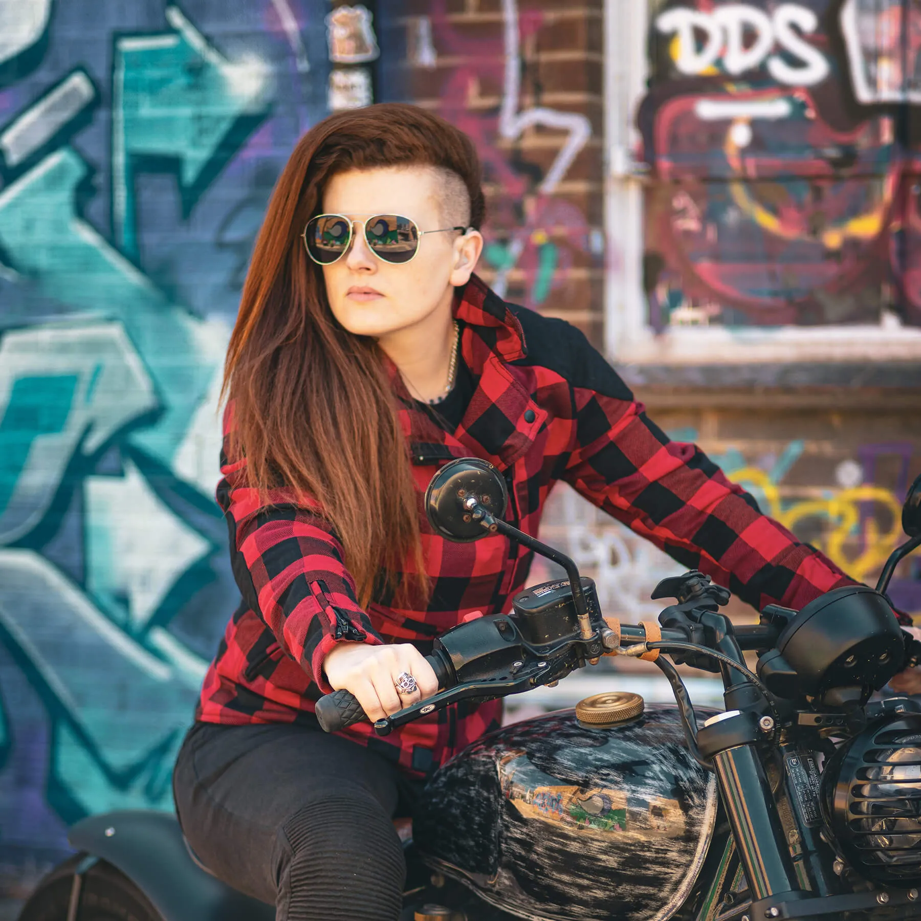 MotoGirl | Jessie Flannel Jacket