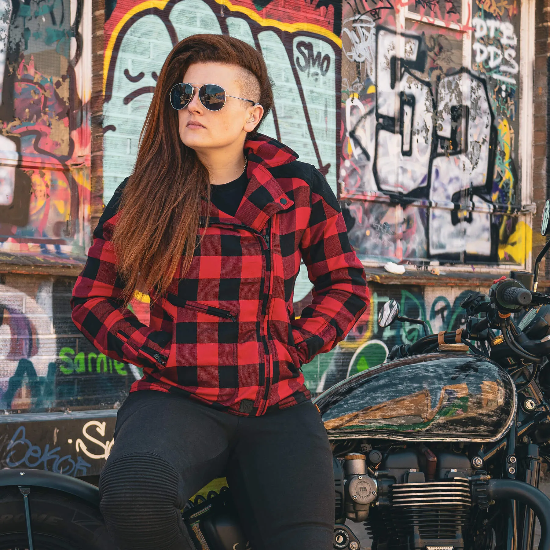 MotoGirl | Jessie Flannel Jacket