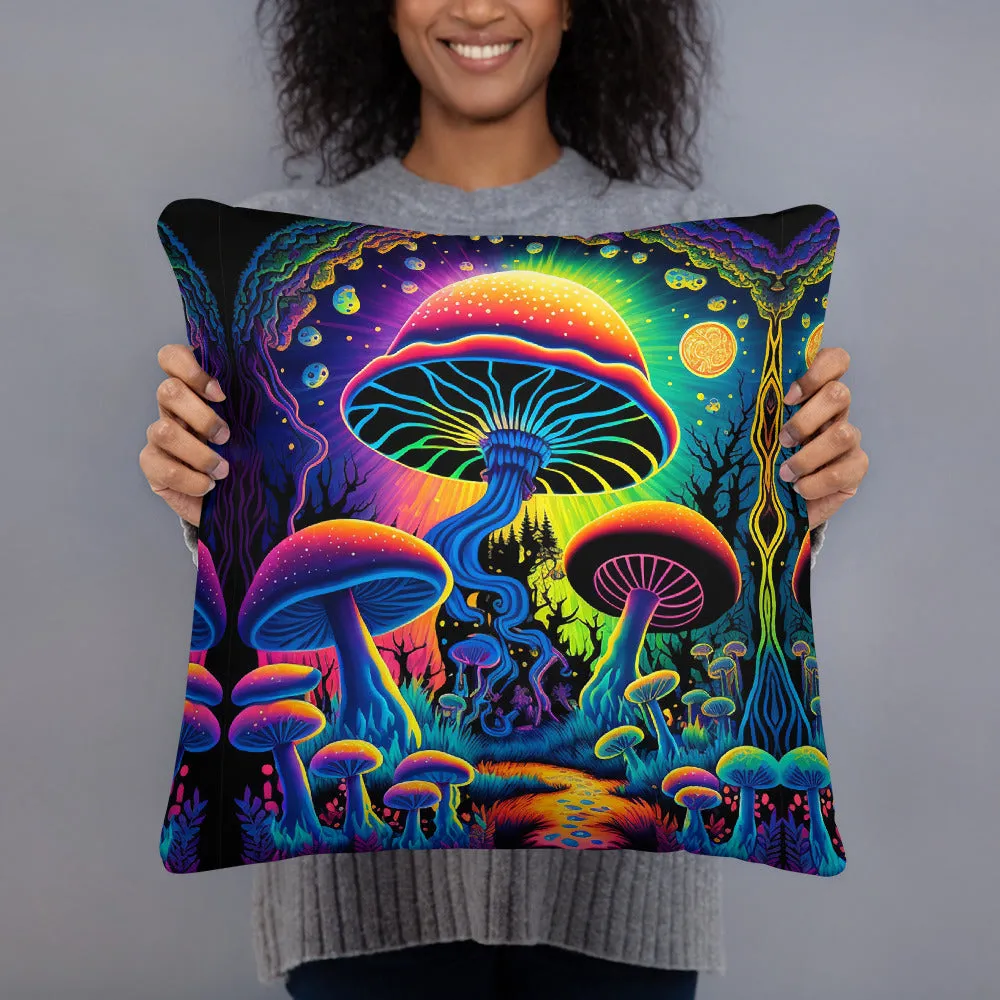 Mushroom Land Pillow