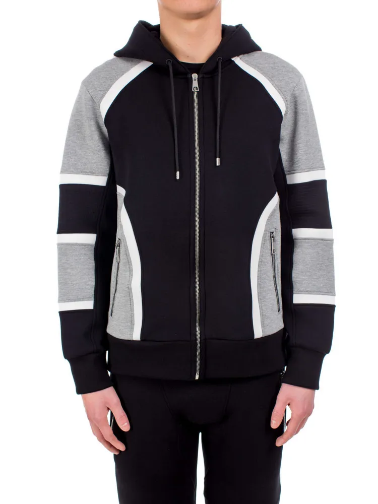 Neil Barrett Tri Co Zip Hoodie | Credomen