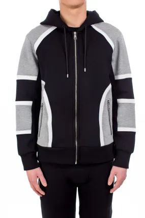 Neil Barrett Tri Co Zip Hoodie | Credomen