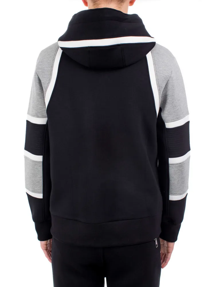 Neil Barrett Tri Co Zip Hoodie | Credomen