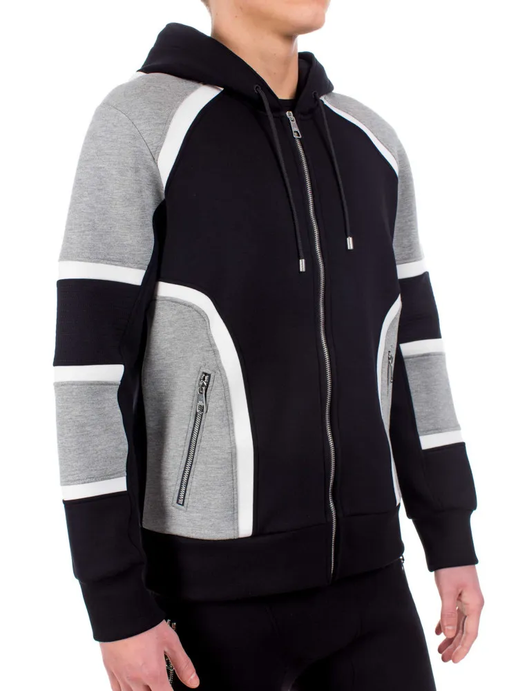 Neil Barrett Tri Co Zip Hoodie | Credomen