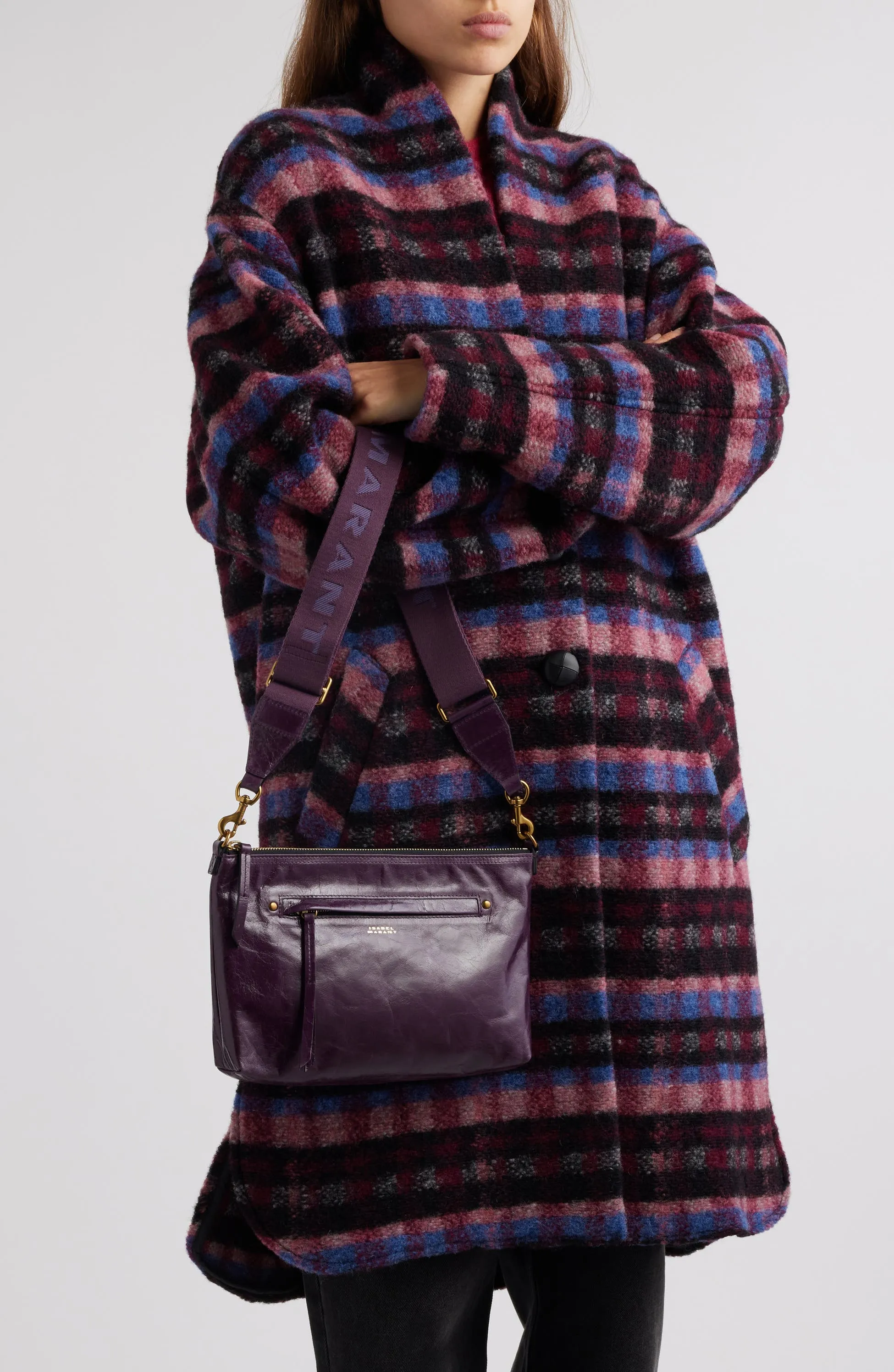 Nessah Shoulder Bag | Dark Plum