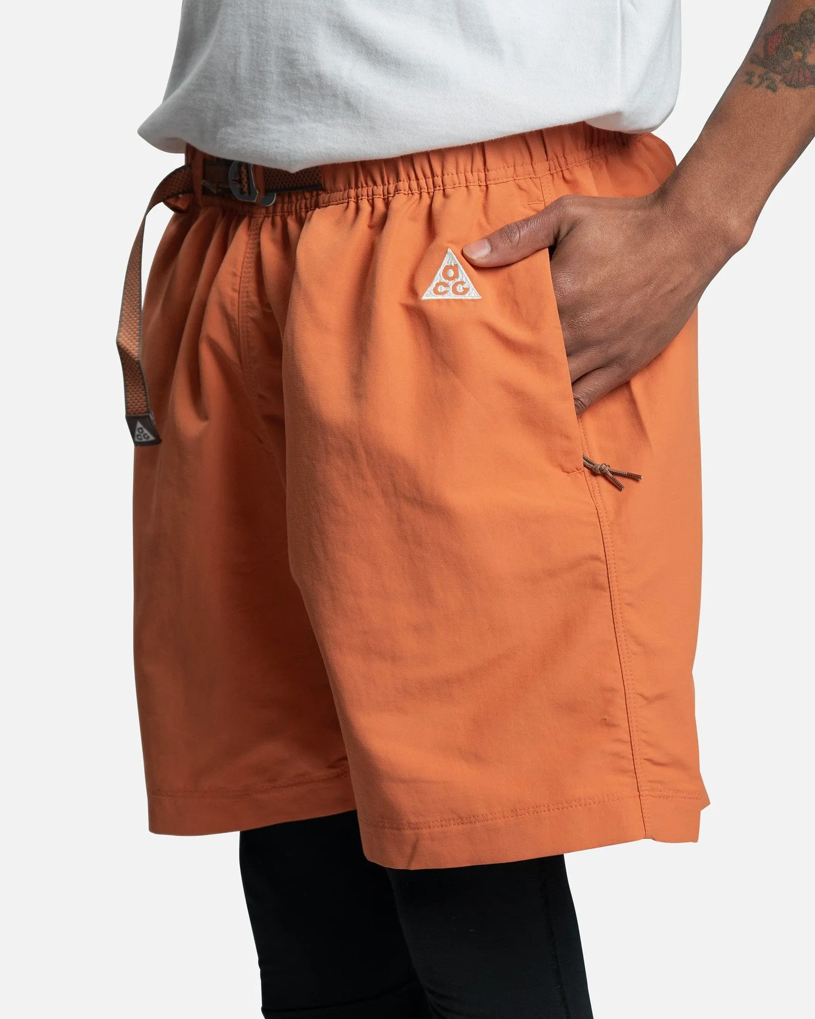 Nike ACG Trail Shorts in Rust Oxide