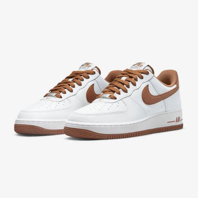 Nike Air Force 1 Low (Pecan/ White/ Pecan Brown) Men US ...