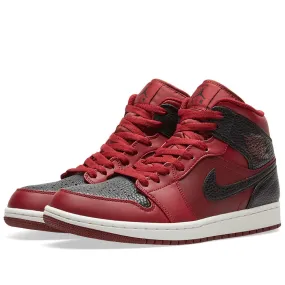 Nike Air Jordan 1 MidTeam Red, Gym Red & White