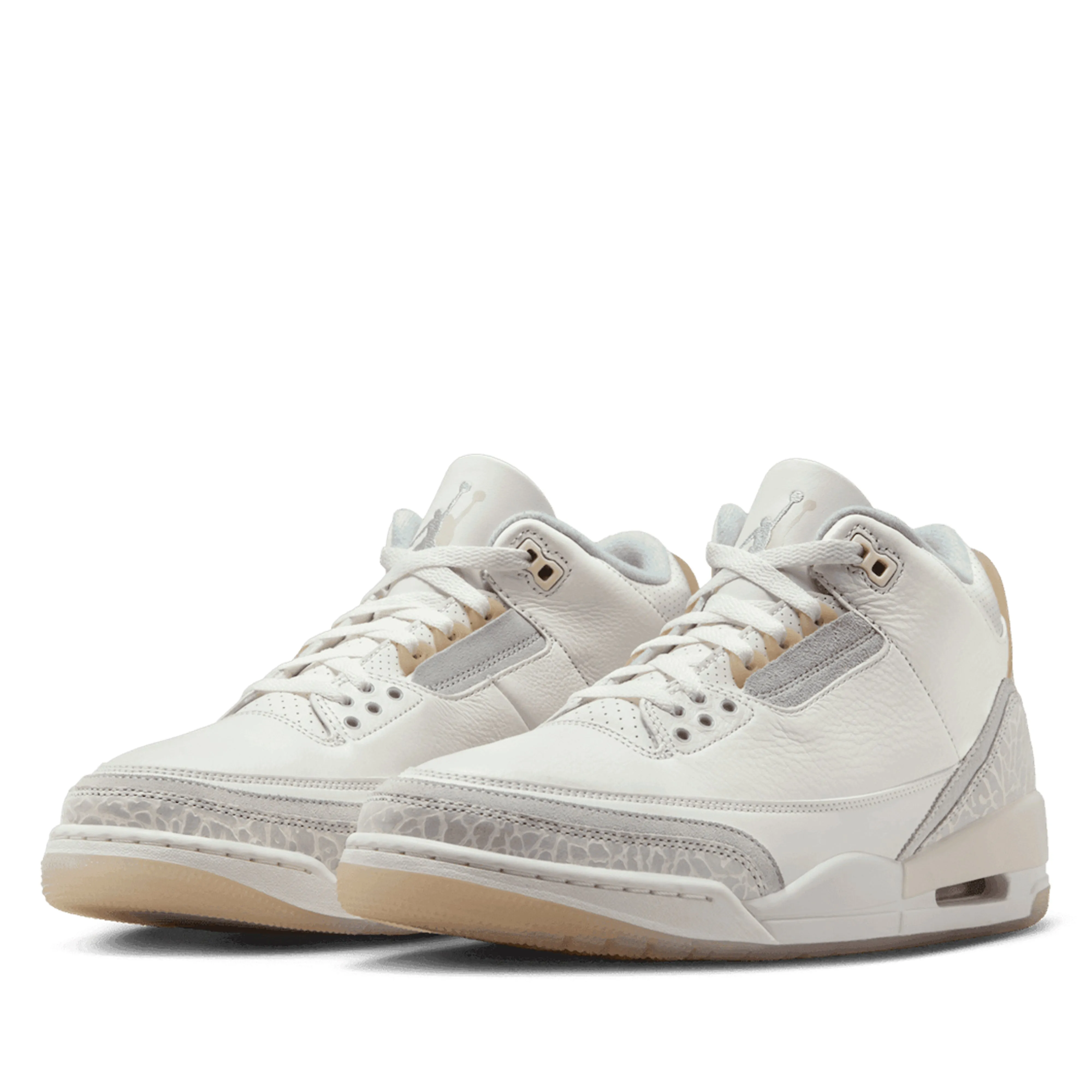 Nike - Air Jordan 3 Retro Craft Ivory Sneakers - (FJ9479-100)