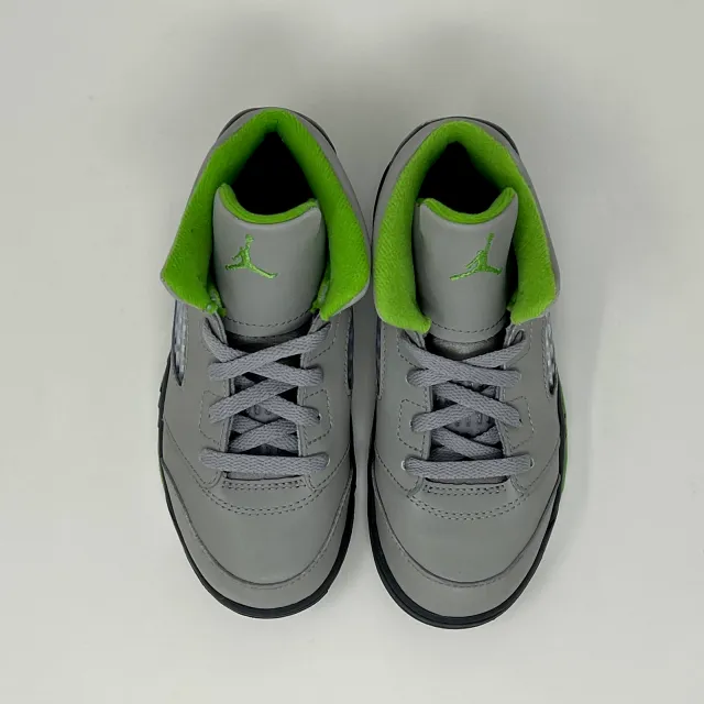 Nike Air Jordan Retro V 5 TD Green Bean 2022 Grey Toddle...