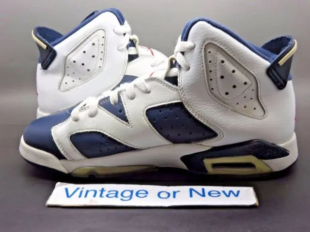 Nike Air Jordan VI 6 Olympic Retro GS 2012 sz 6Y